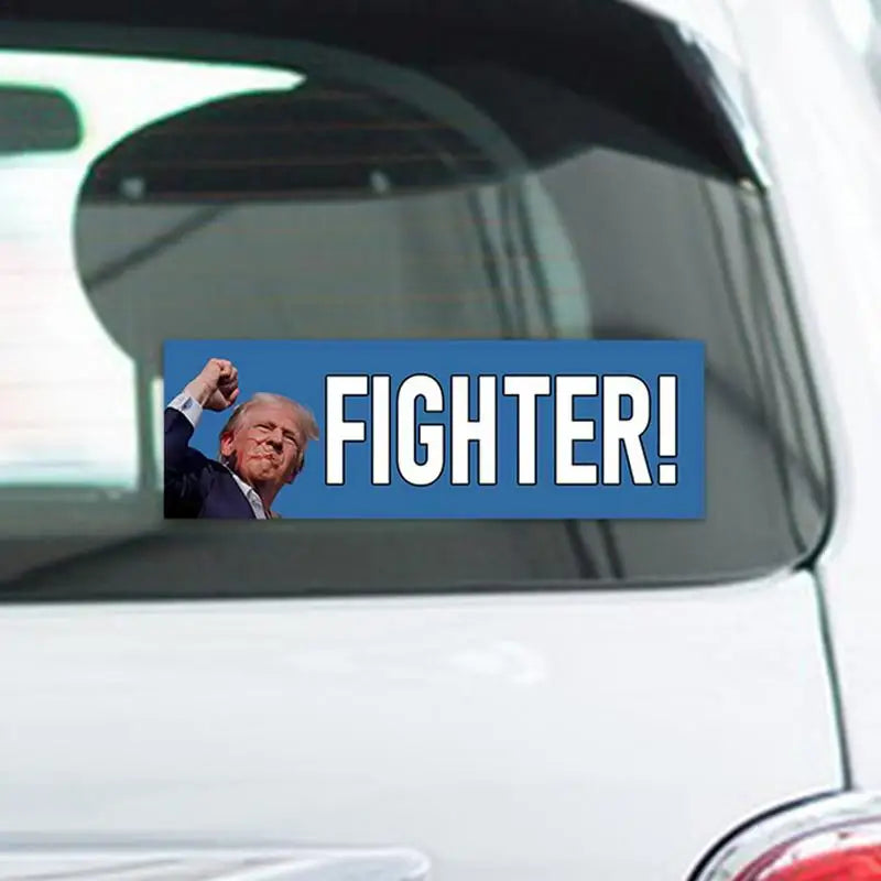 Car Bumper Sticker Trump Fighter 2024 Trump Fight Stickers 10pcs Trump Car Decal President Trump Fighter 2024 Bumper Stickers