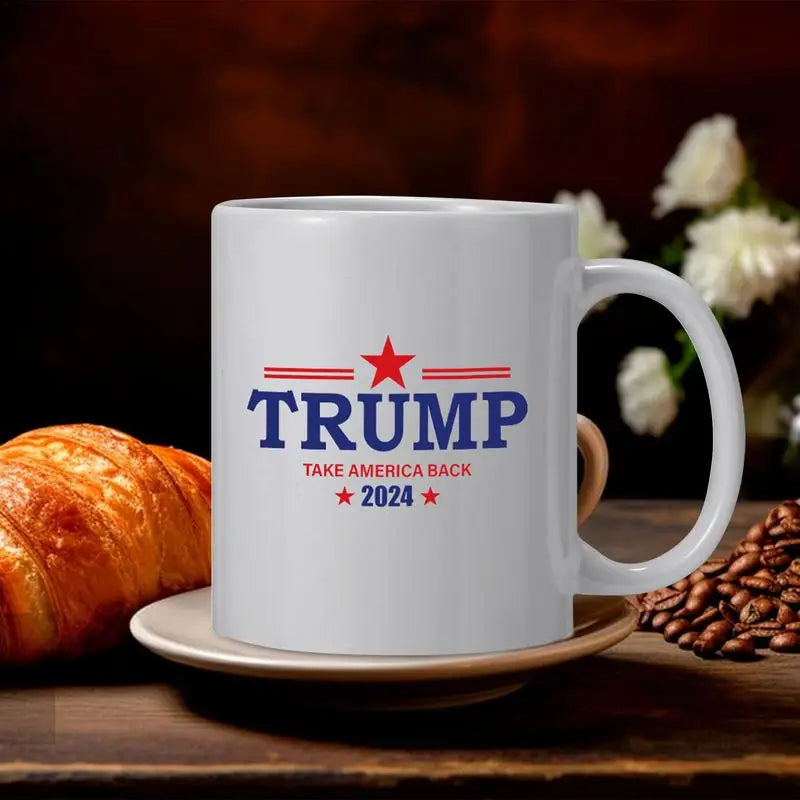 Donald Trump Supporter Ceramic Mug 2024 Assassination Cup Trump Shootings Makes Me Stronger Warrior Rally Coffee Mug USA 2024