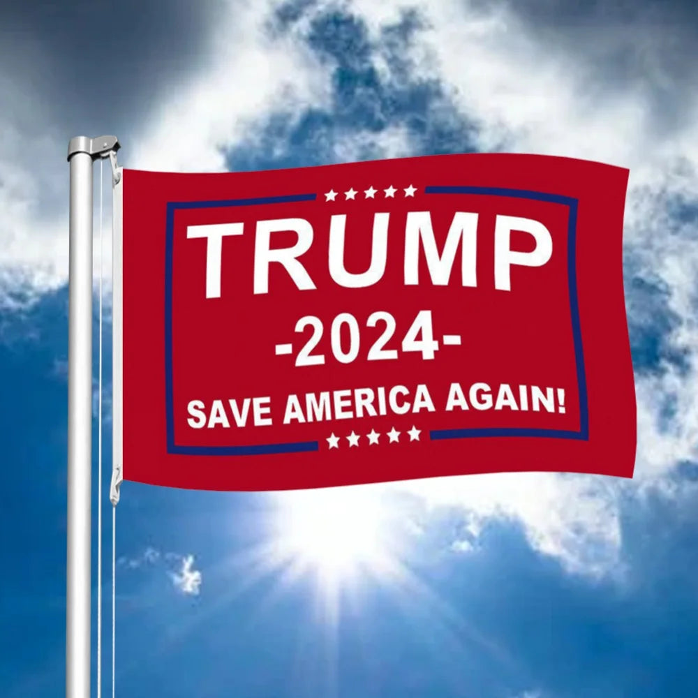 90X150cm Trump 2024 Flag Save America Again Presidential Election Make America Great Again