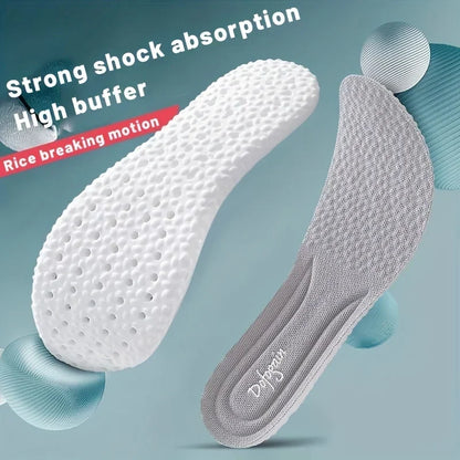 New Orthopedic Memory Foam Sport Insoles Shoes Sole Cushion Running Shock-Absorbant Breathable Deodorization EVA Soft Pad 2pcs