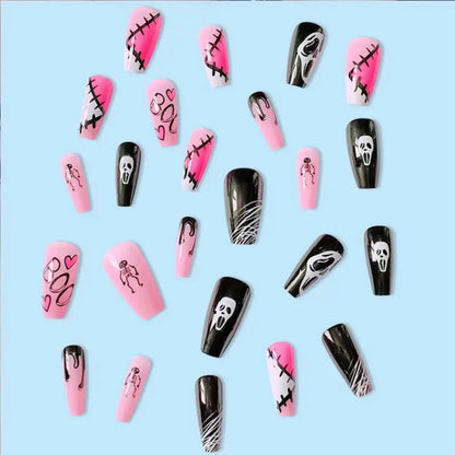 Get ready to stand out with this hilarious and colorful Comical Halloween Gel Nails Kit! Transform your look with this whimsical