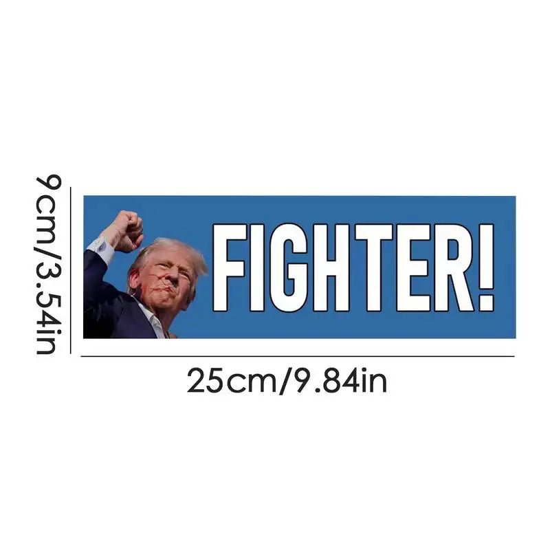 Car Bumper Sticker Trump Fighter 2024 Trump Fight Stickers 10pcs Trump Car Decal President Trump Fighter 2024 Bumper Stickers